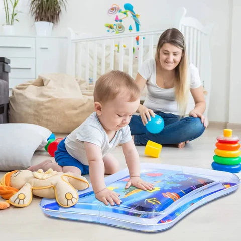 Tapete d'Água para Bebês - Estímulo Sensorial e Diversão