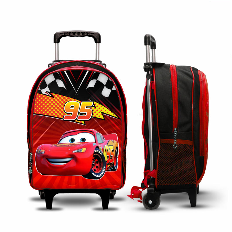 Kit Mochila Infantil Escolar Relâmpago MCqueen - Mochila, Lancheira e Estojo