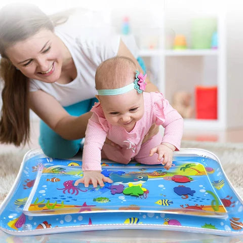 Tapete d'Água para Bebês - Estímulo Sensorial e Diversão