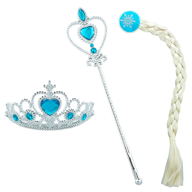 Fantasia Infantil Elsa Frozen com Capa e Acessórios